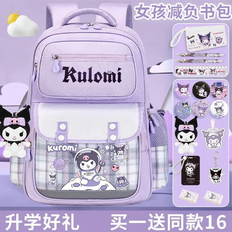 Sanrio Clow M mochila escolar superligera para niña, mochila bonita de gran capacidad para niños, mochila protectora para la columna vertebral