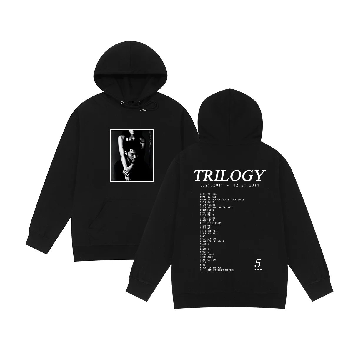 

Trilogy The Weekn Y2k Graffiti Letter Hip Hop Rapper Vintage Hoodies Sweatshirts men women unisex Cotton