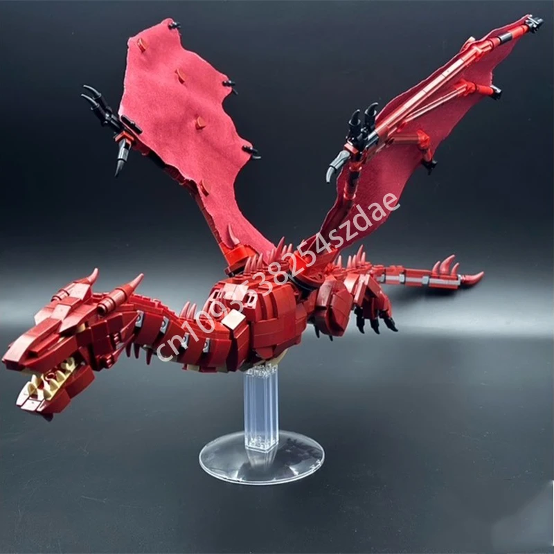 

806 шт. MOC Smauges the Rings, строительные блоки, сборка STEM, образовательные практические способности, сделай сам, рождественская игрушка, подарок, конструкция