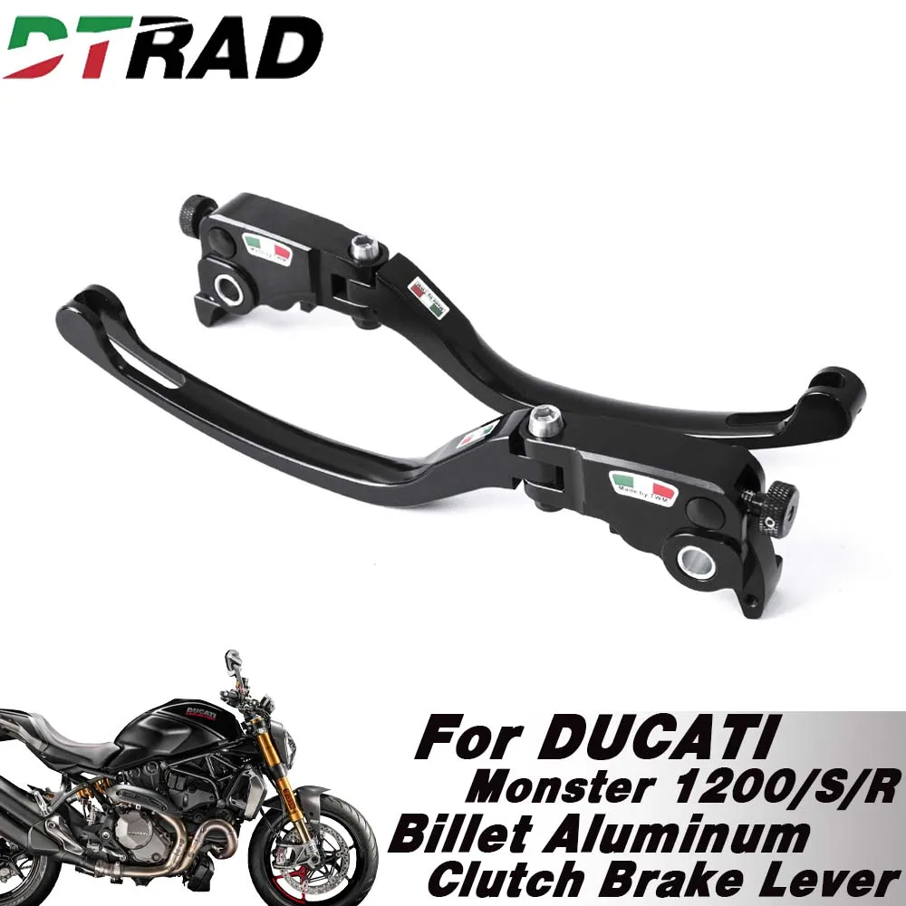 

Motorcycle Brake Clutch Adjustable Lever For DUCATI MONSTER 1200 1200S 1200R 2014-2020 For Bremb RCS Folding Long Handles