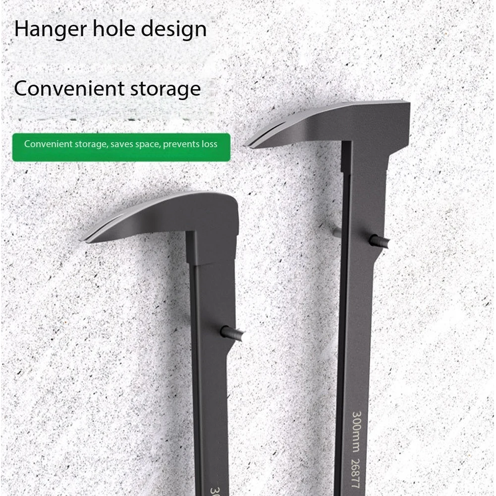 

Плотницкий инструмент Лом Инструмент Организация гаража Компактный размер для хранения Легкий захват Дизайн для любителей DIY