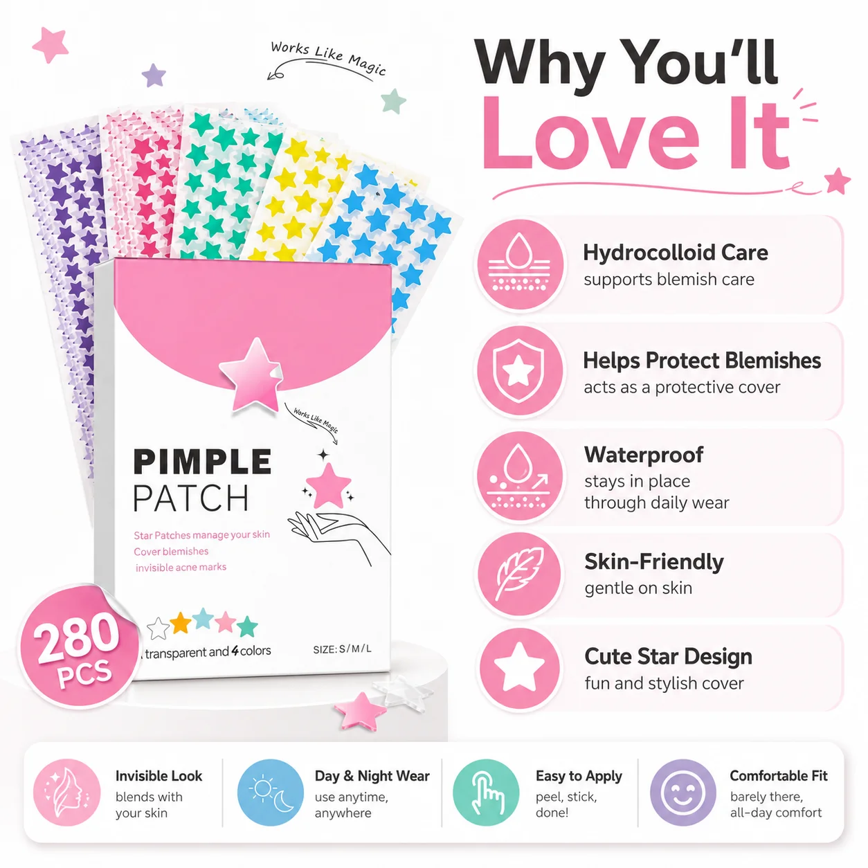 280 cerotti idrocolloidali a f - Hydrocolloid Acne Patch recensione e prezzo