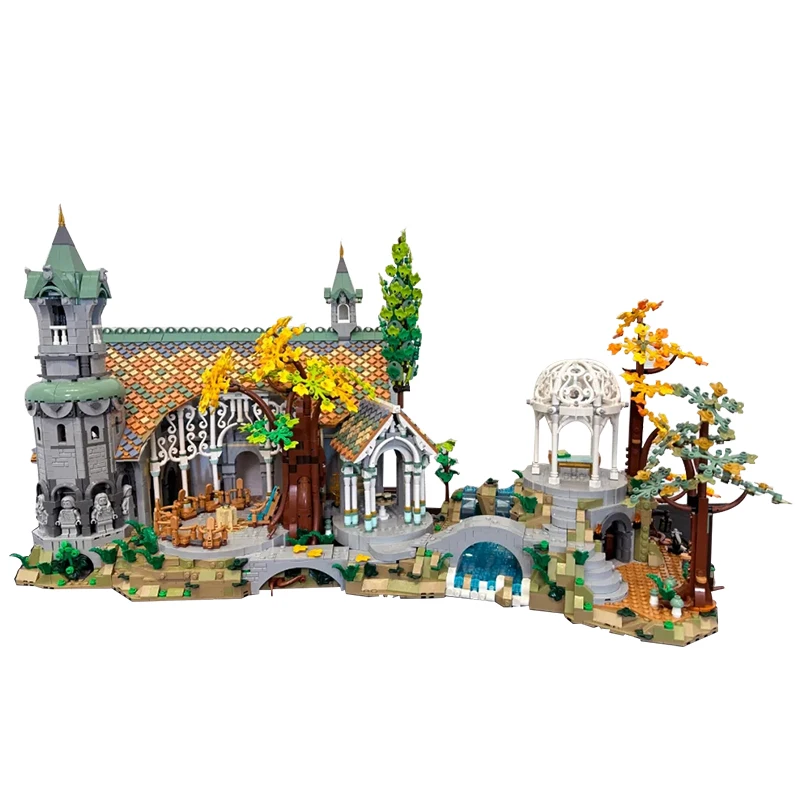 6167-delige Middle Earth filmmodel speelgoedset compatibel met set 10316, cadeau voor volwassenen, verjaardag, Kerstmis - afbeelding 2
