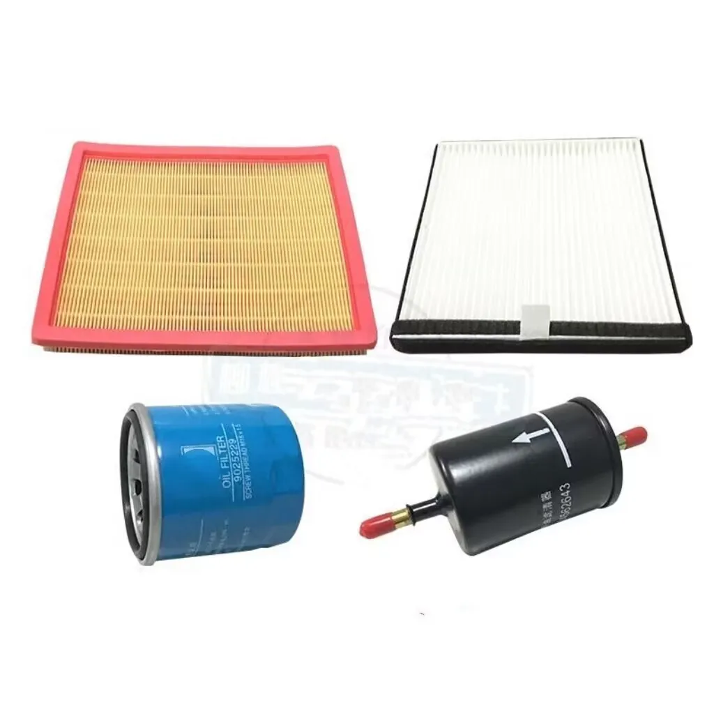 Auto parts 4 pcs /set Filter Kit  Air Filter Fuel Filter Oil Filter Cabin Filter For 2017-2021 BAOJUN 510/Chevrolet Groove 1.5L