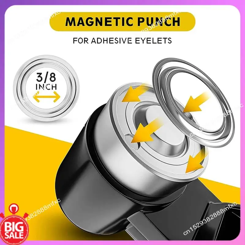 

Big Deal Grommet Tool Kit Black Metal Grommets Handheld Kit With 500 Pcs 3/8 Inch 10 Mm For Fabrics, Canvas, Awnings