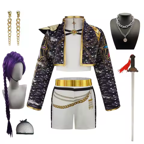 New Popular Star Fashion Singer Cosplay Costume Festival Girls Stage Performance Children's Clothing Set Halloween Carnival Suit