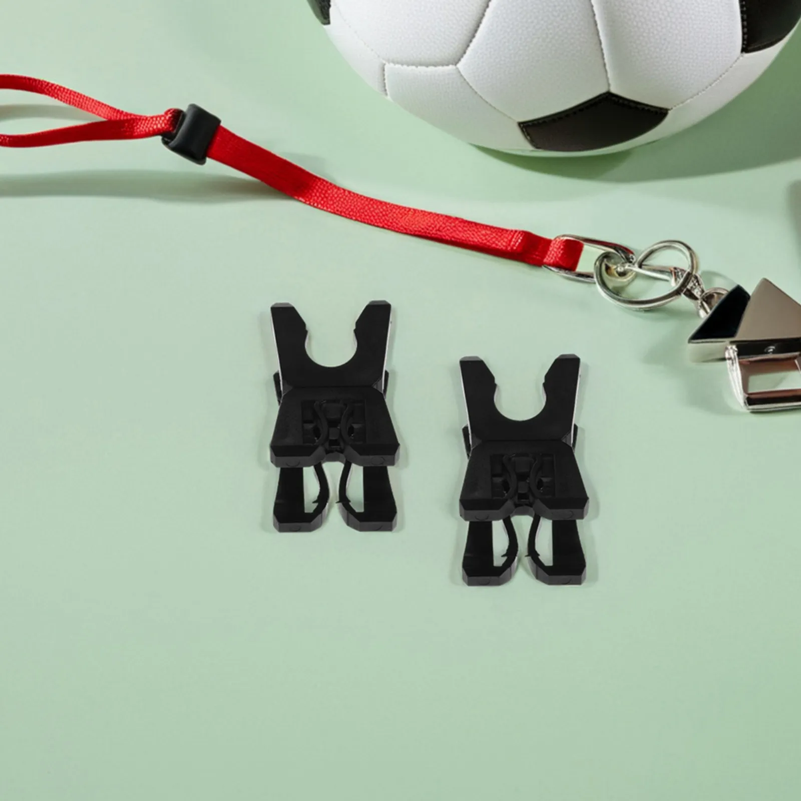 

8Pcs Outdoor Swivel Clip Plastic Training Pole Buckle for Football Agility Poles Rotatable Sign Holder Clip Weather Resistant