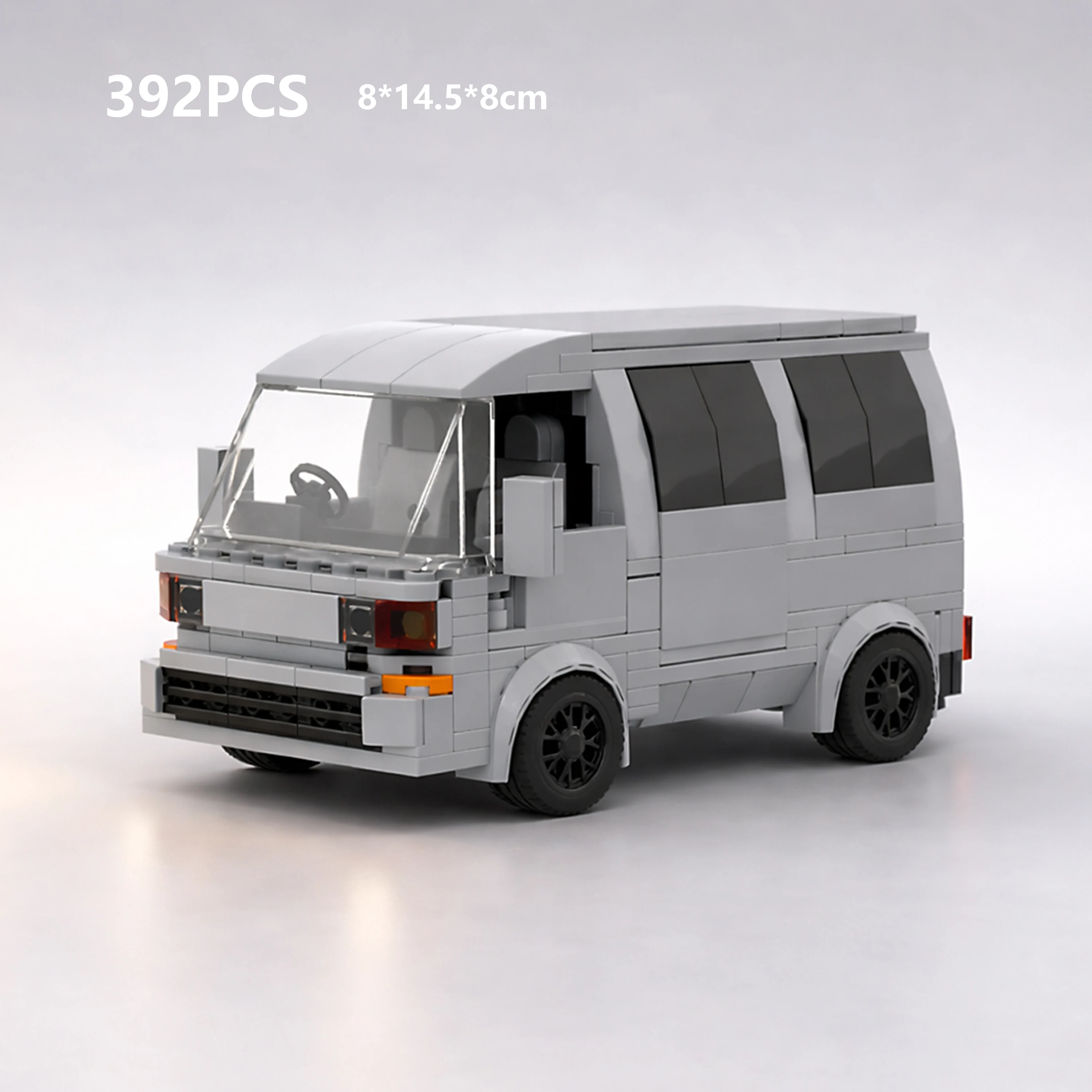 

MOC N Type Van Truck 392PCS 8 Stud Wide Small Bricks Building Blocks Model Speed Series Assembly Toy Gift