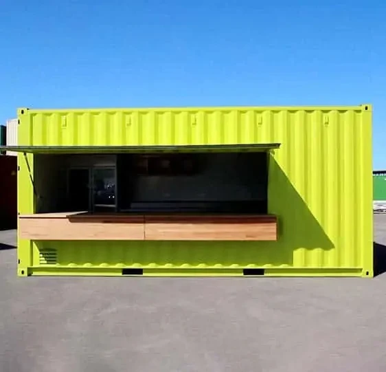 New Shipping Container Fast Food Restaurant Mobile Restaurant Shipping Container Cafe 20ft For Sale