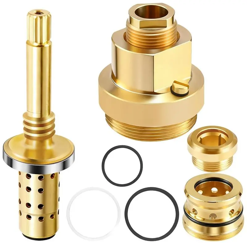 

【НА РУЖЕНИЕ РОЖДЕНИЙ】Комплект для ремонта душевого смесителя, шпиндель для регулировки потока TA-10, седла для горячей и холодной воды TA-4, запасные части для крышки T-12A для Symmon