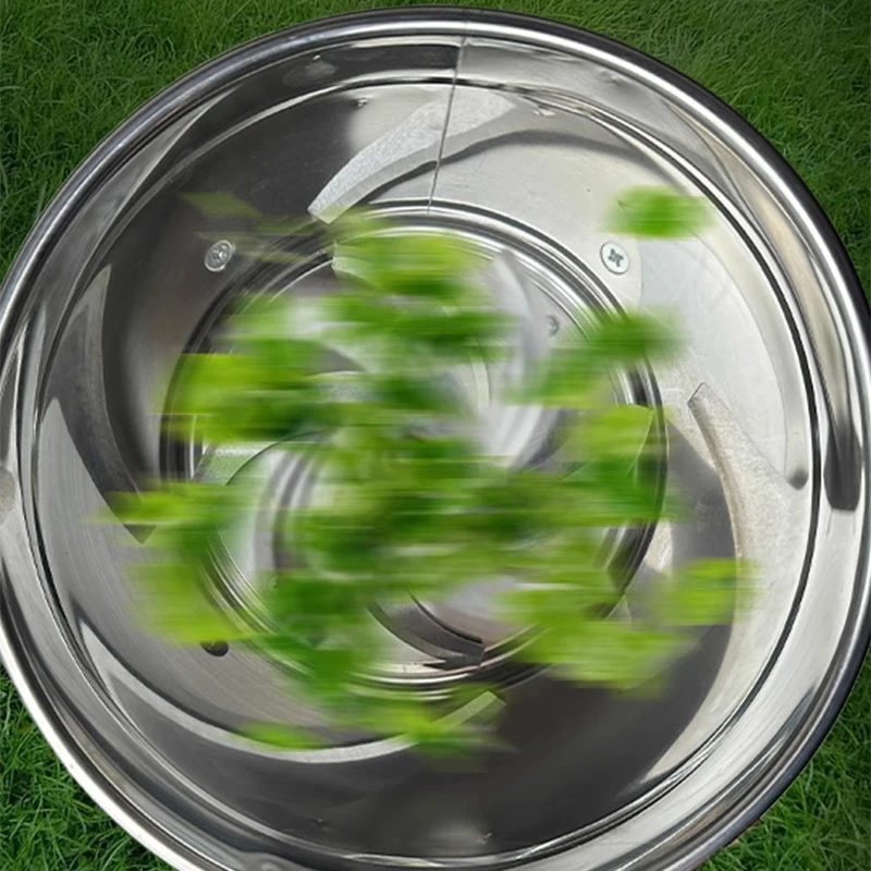New Stainless Steel Barrel-Type Vegetable Chopper Home-Use Chicken Feed Chopper Livestock Feed Cutter and Grinder