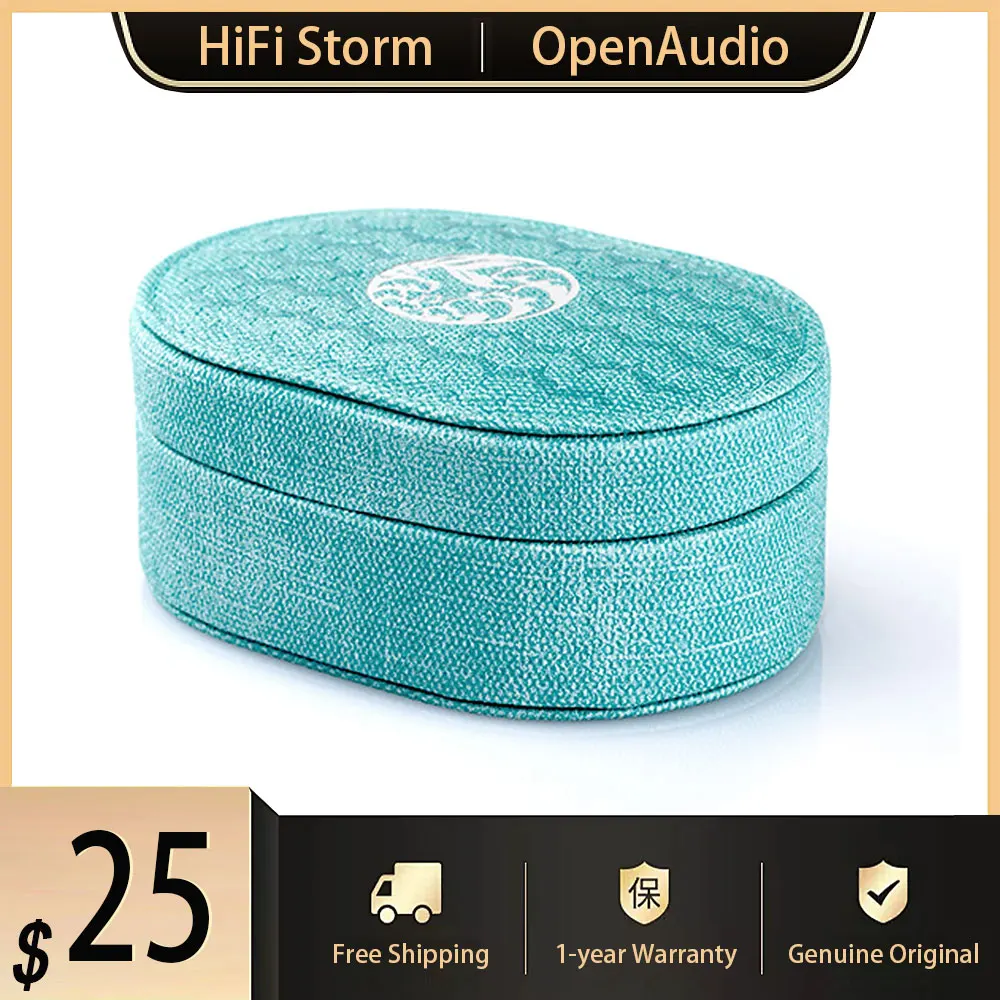 

New OpenAudio SIREN Earphone Shock Resistant Case Portable Headphones Storage Box Headset Bag Travel Outdoor Sports Accessories