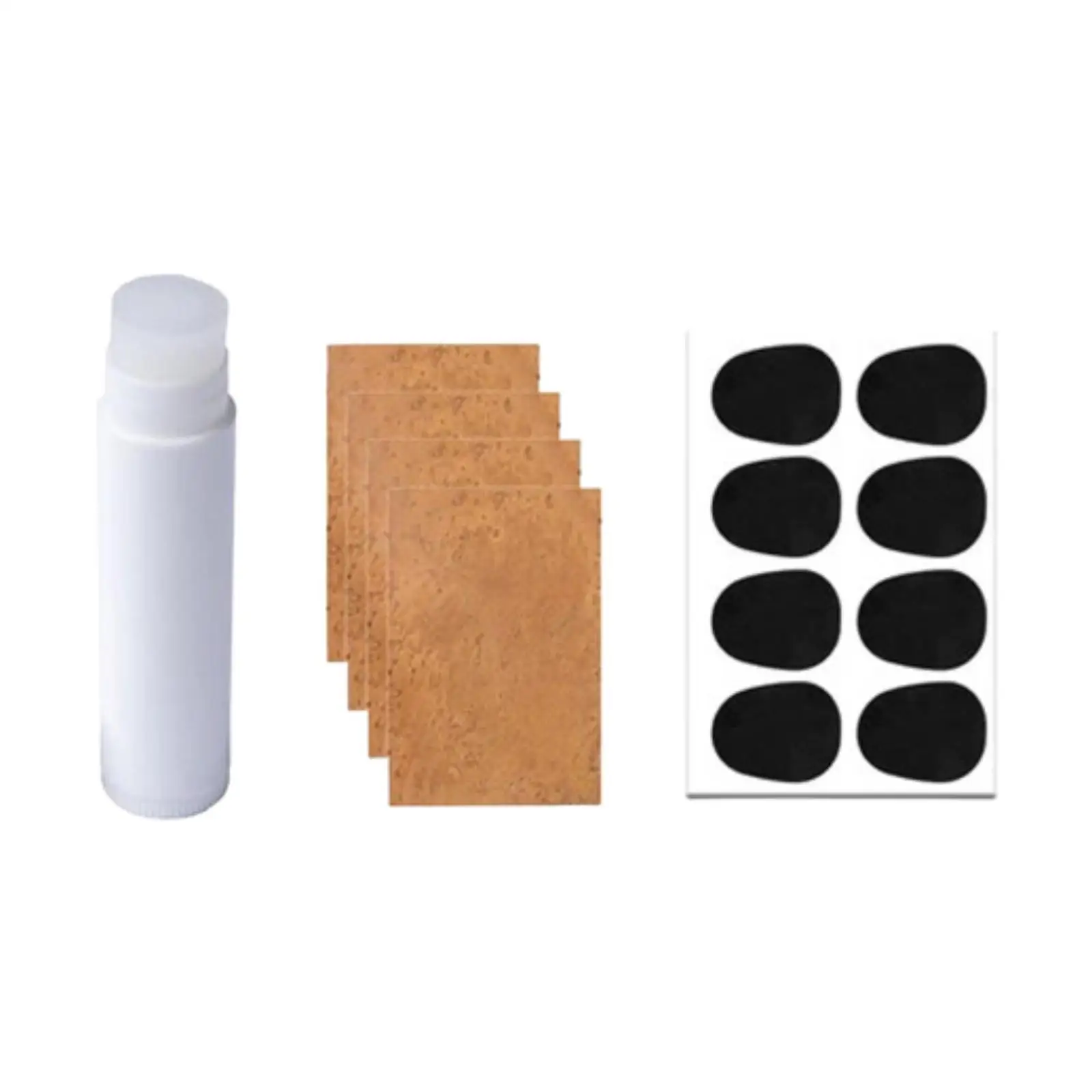 Saxophone Accessories with 8 Cushions 4 Sax Neck Cork Clarinet Cork Grease