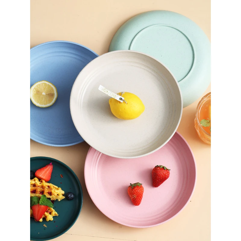 Reusable Wheat Straw Plates 6