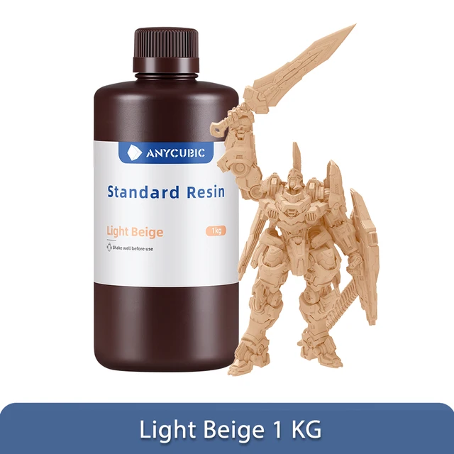 Resina Estándar ANYCUBIC Para Impresoras 3D LCD - Alta Precisión Y Curado Rápido, 1000g