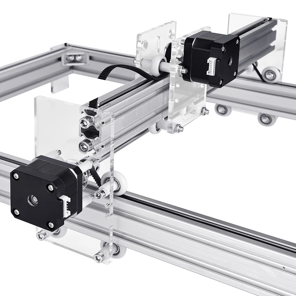 20*17cm pracující areál CNC DIY 40W laser rytec, mini gravírování stříhání stroj logem znaménko tištěným pro kov dřevo ocel