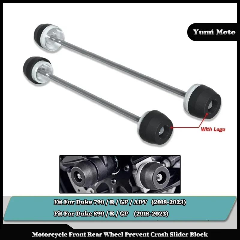 

Fit For KTM Duke 790 / Duke 890 / R / GP / ADV Motorcycle Front Wheel Rear Wheel Crash Slider Pads Motorcycle Spindle Bobbins