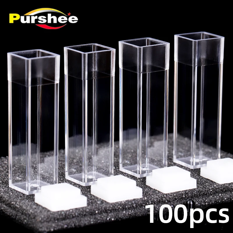 

Пластиковый флюорометр Cuvette 10 мм, 100 шт.