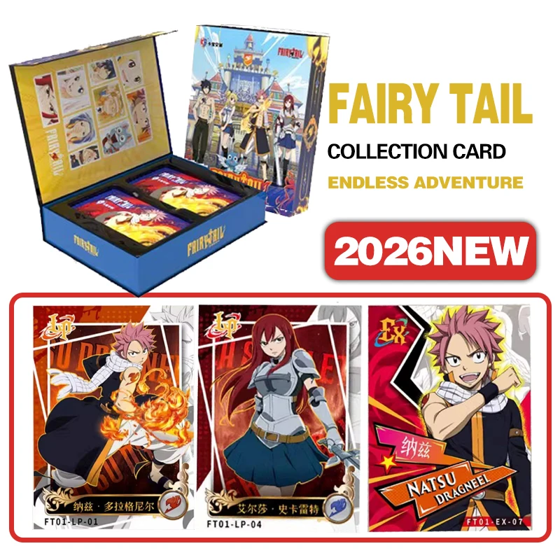

KABAO Fairy Tail: Endless Adventure Collection Cards - Natsu & Lucy IP Collectible Cards Official Genuine Anime Periphery Gifts