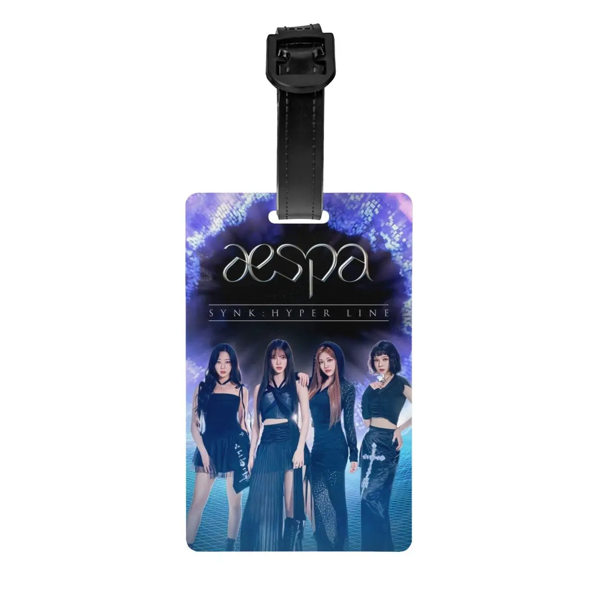 Custom Kpop A-Aespas Girls Karina Winter Giselle Ningning Luggage Tags for Travel Suitcase Privacy Cover ID Label