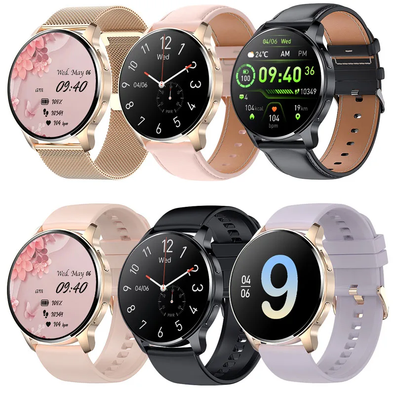 for OPPO Reno8 Pro Reno7 Reno6 Lite Find X5 Pro A97 Smart Watch call body temperature heart rate blood pressure oximeter step