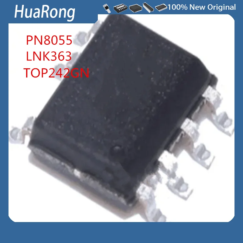 10Pcs/Lot  PN8055H PN8055   LNK363 LNK363GN    TOP242GN TOP242G   SOP7