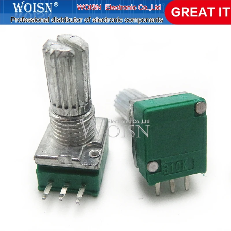 Dreibeiniges Einzelpotentiometer RK097N B10K Audio-/Verstärkerpotentiometer