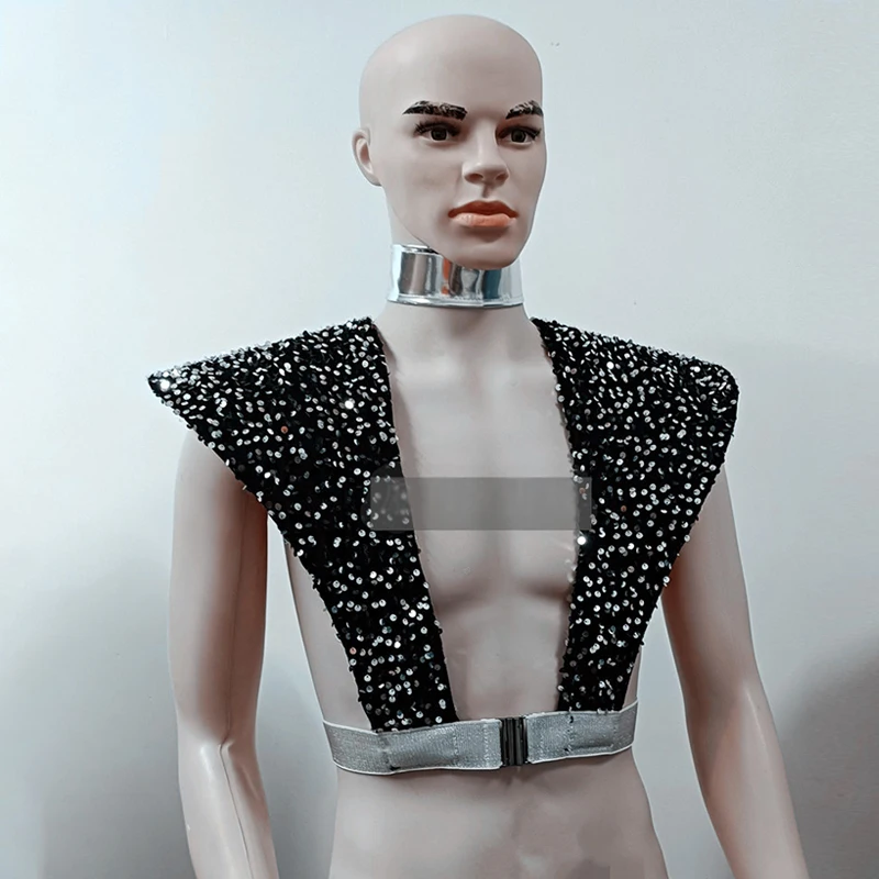 الكبار عرض مسرحي أداء الملحقات الترتر تحلق الكتف سترة جوجو راقصة وتتسابق مهرجان حفلة الهذيان الملابس VDL4521