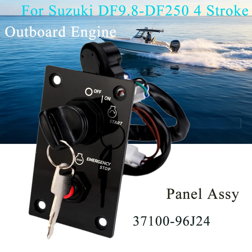 37100-96J24 For Suzuki DF9.8-DF250 4 Stroke High Quality Panel Assy, Engine Switch Outboard Part