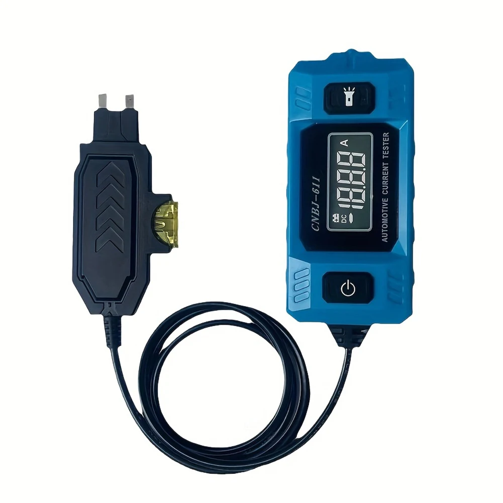 Car Leakage Analyzer LCD Display Car Circuit Tester Max 48V Blade Fuse Circuit Measurement Fault Test Tool High Precision