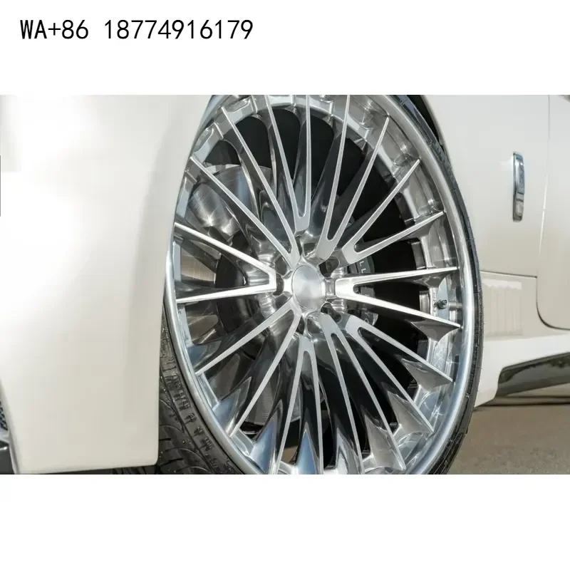 wmwmnu 2 Piece Forged 20 Inch 6061-T6 Alloy Car Wheels 5x114.3 Multi-Spoke Design New Condition