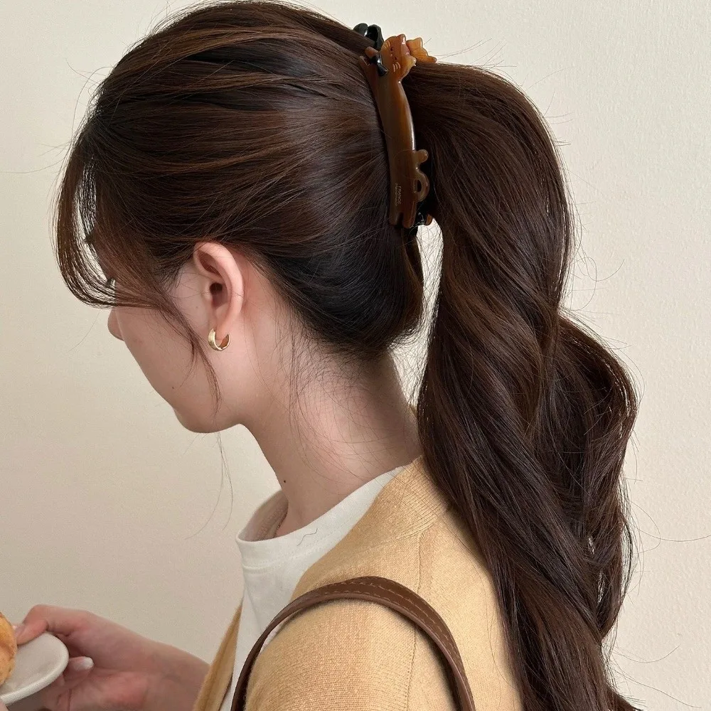 Gifts Cute Cat Banana Clip Large Hair Styling Tools Ponytail Scratching Hair Accessor Vertical Banana Scratching