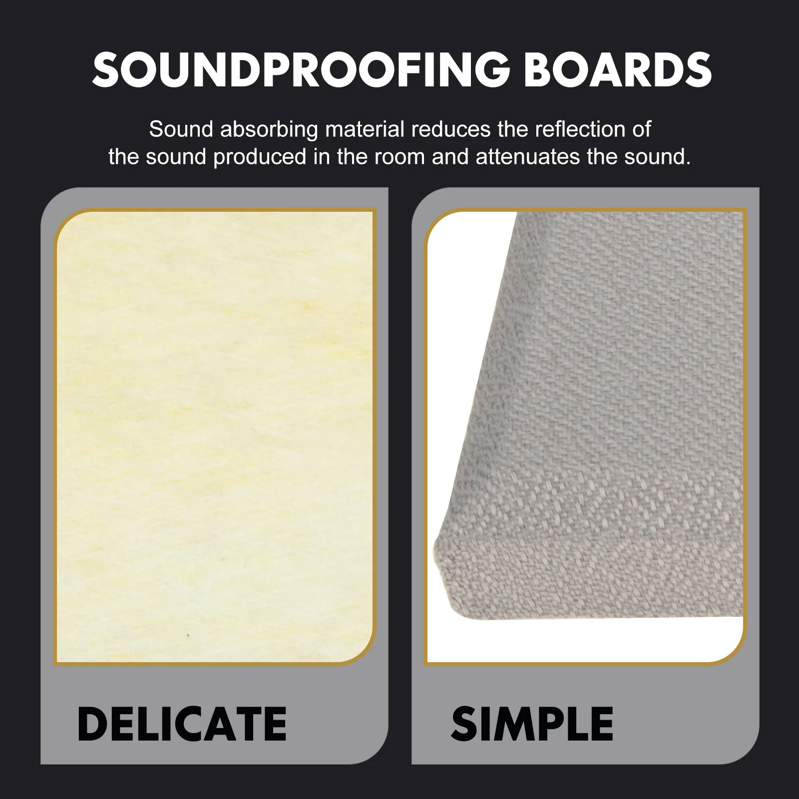 

Panel Acoustic Panels Soundproof Board Big Screen Room Soundproofing Insulation