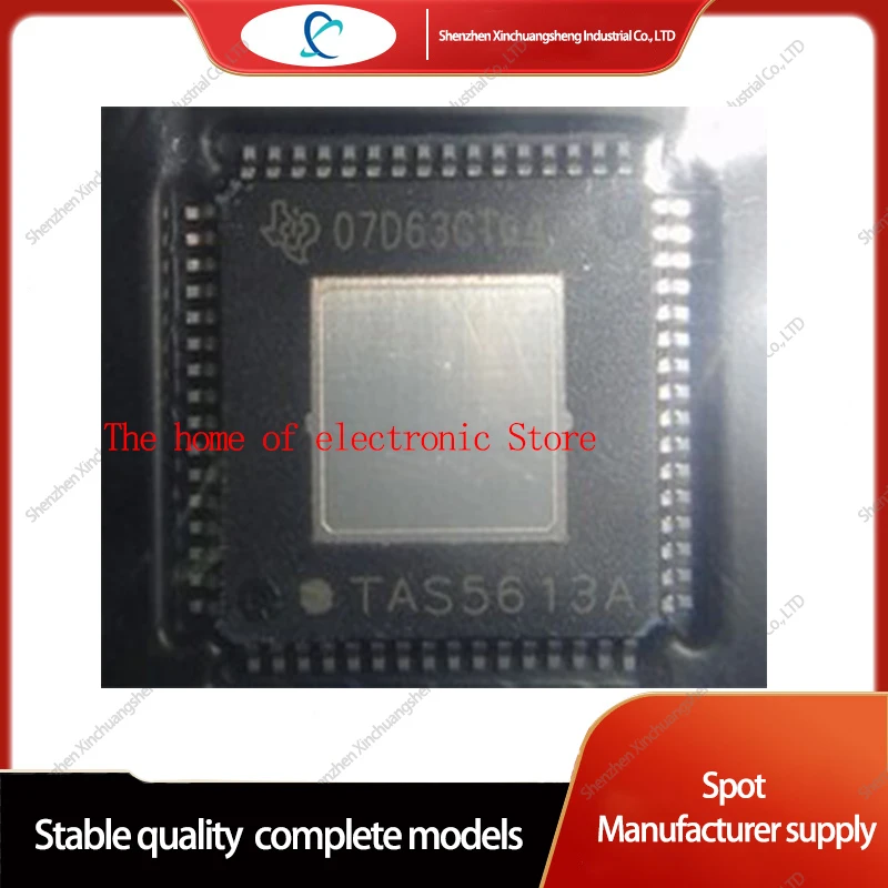 

2PCS TAS5613A TAS5613APHDR Amplifier IC 1-Channel (Mono) or 2-Channel (Stereo) Class D 64-HTQFP