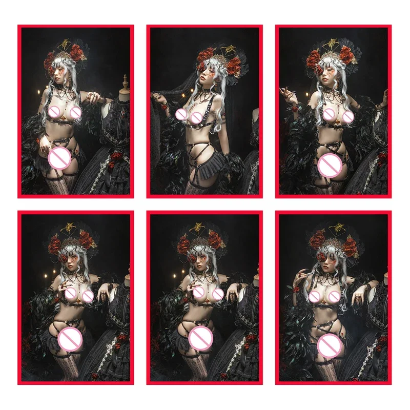 Nackte Cosplay-Sammelkarte, 24 Stück, ACG, sexy nackte Karten, Spielzeug für Erwachsene, COSER DIY, 5,4 x 8,6 cm, Goddess Story, Jungen-Sammlerstücke Nr. 10