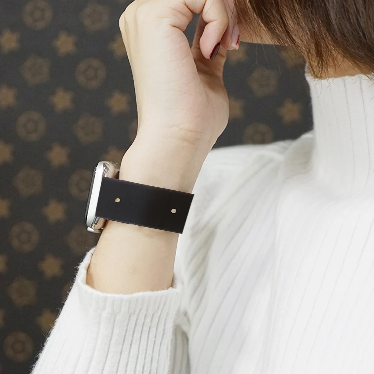 

Durable Waterproof Watch Strap Rubber Band Replaceable Wristband for Traditional and Compass Watches Band