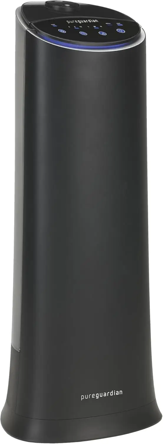 

Pure Guardian Ultrasonic Cool Mist Humidifier, 100 Hour Run Time, 1.5 Gallon Tank, 440 Sq. Ft. Coverage, Medium Rooms, Quiet