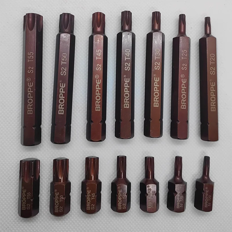 T20/25/30/40/45/50/55 10mm Shank Magnetic Hex Torx Screwdriver Bit S2 Steel Wind Cannon Electric Wrench Driver Tools - view 6