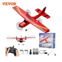 VEVOR Z50 RC Plane 2.4G 2CH Remote Control Fighter Fixed Wingspan Glider with 6-Axis Outdoor RC Warbird Airplane Toys Gifts