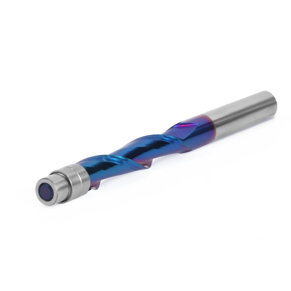 Imagem -03 - Lavie-solid Carbide End Mill Flush Trim Bits Router Fresas End Mill Reto Dois Flauta 635 Milímetros Shank Z07a072976