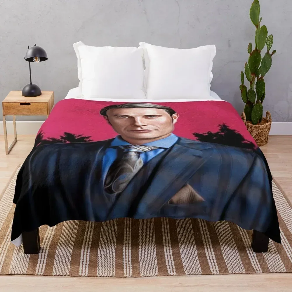 

Red Moon Hannibal Throw Blanket cosplay anime Beautifuls Blankets