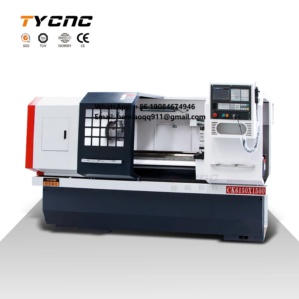 

Ck6140 Horizontal Flat Bed CNC Metal Lathe Machine CK6140 1000/1500mm CNC Lathe Machine for Metal