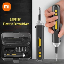 Xiaomi 6.8/8.8V Multifunctional Electric Screwdriver Set Small Household Rechargeable Repair Mini Screwdriver Hand Power Tool