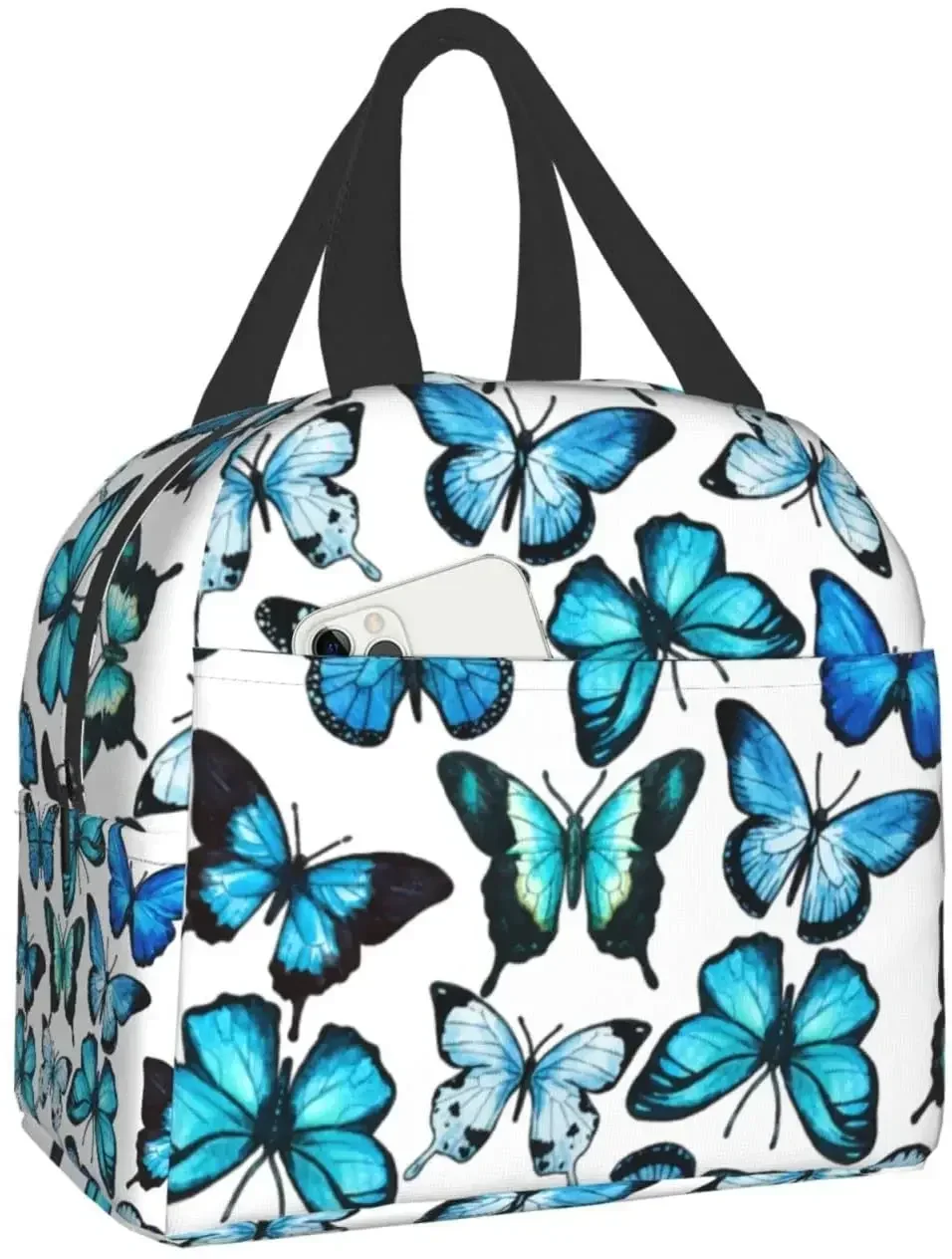 bolsa-termica-para-almoco-com-estampa-de-borboleta-azul-reutilizavel-a-prova-d'agua-para-mulheres-para-escritorio-trabalho-escola-piquenique-praia