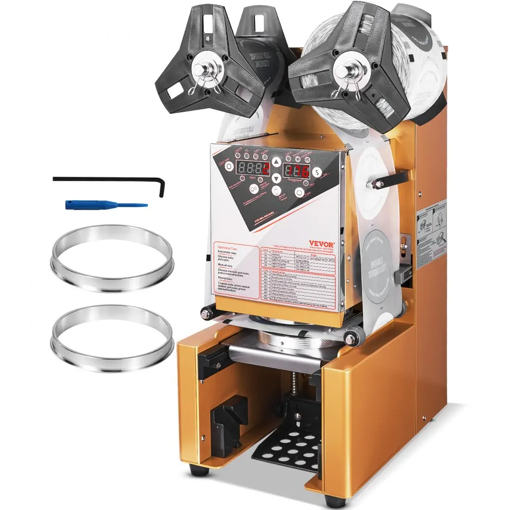 Sealing Machine 500-650 Cups/H Cup Sealer Machine for 90/95 mm Cup Electric Boba Sealer with for Bubble Milk Coffee - view 2