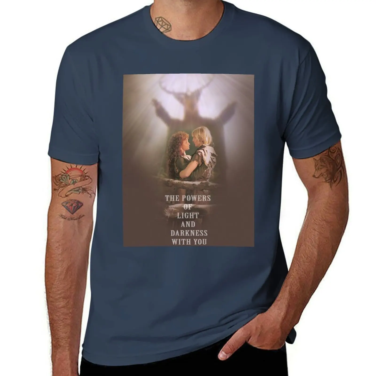 Robin of Sherwood Herne's son with Lady Marian T-Shirt Casual Simple Design Short Sleeve Shirt