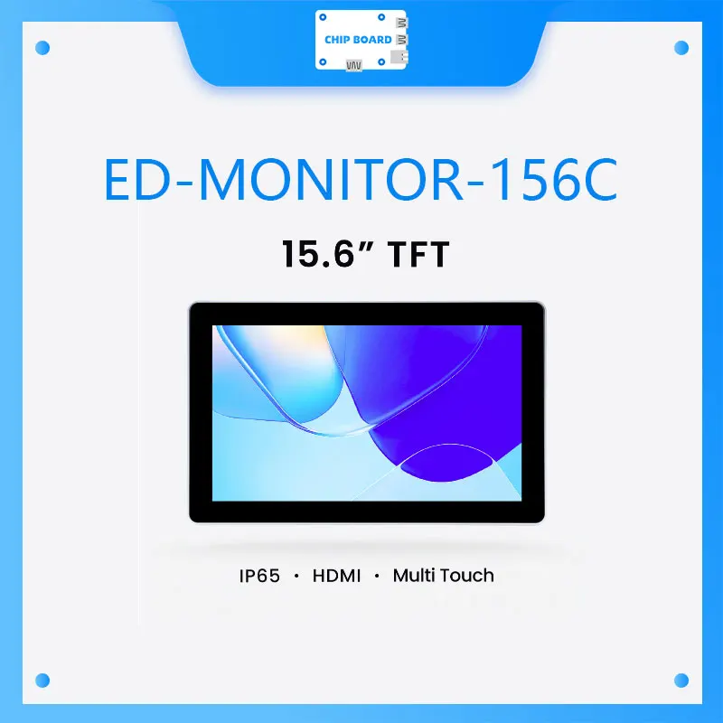 ED-MONITOR-156C：15.6インチ産業用防水タッチスクリーン、フルHD HDMIインターフェース搭載