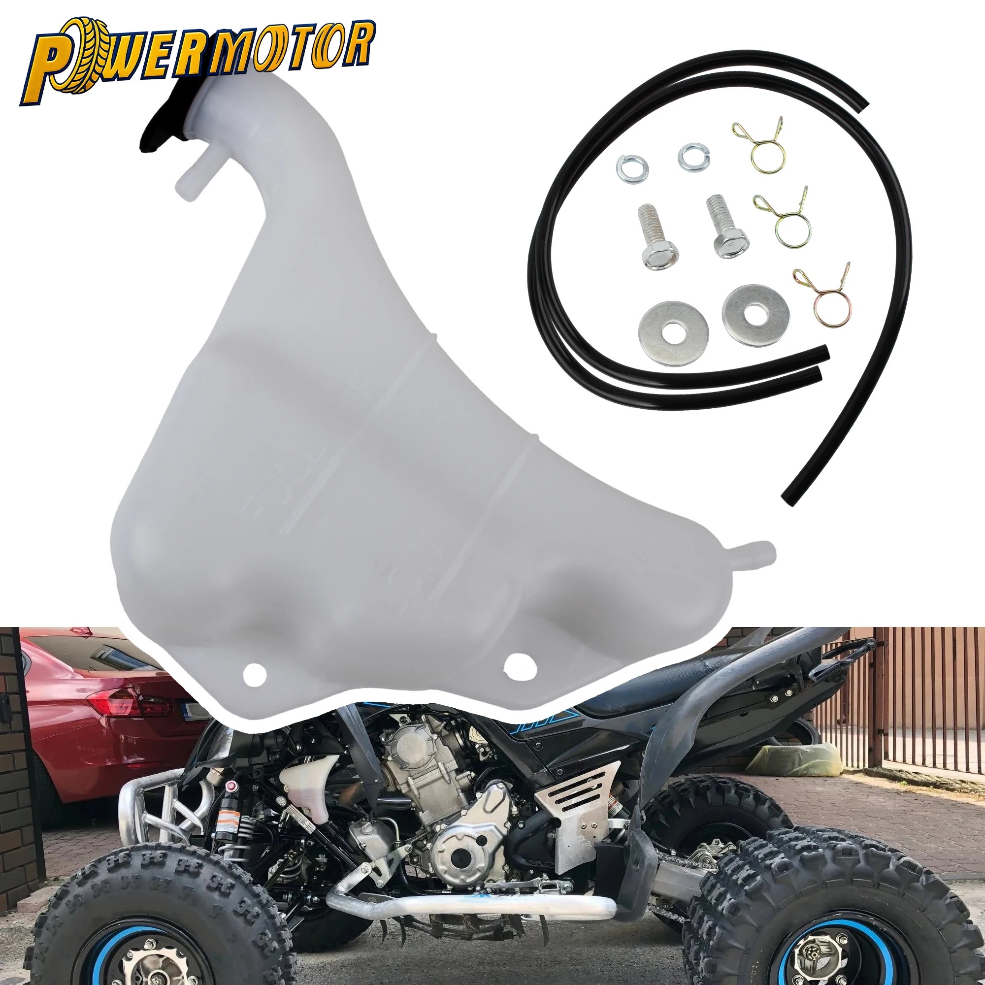 

ATV Radiator Water Tank Coolant Bottle Overflow Reservoir Storage Tank For Yamaha Raptor700 Raptor 700 Motorcycles Accessories