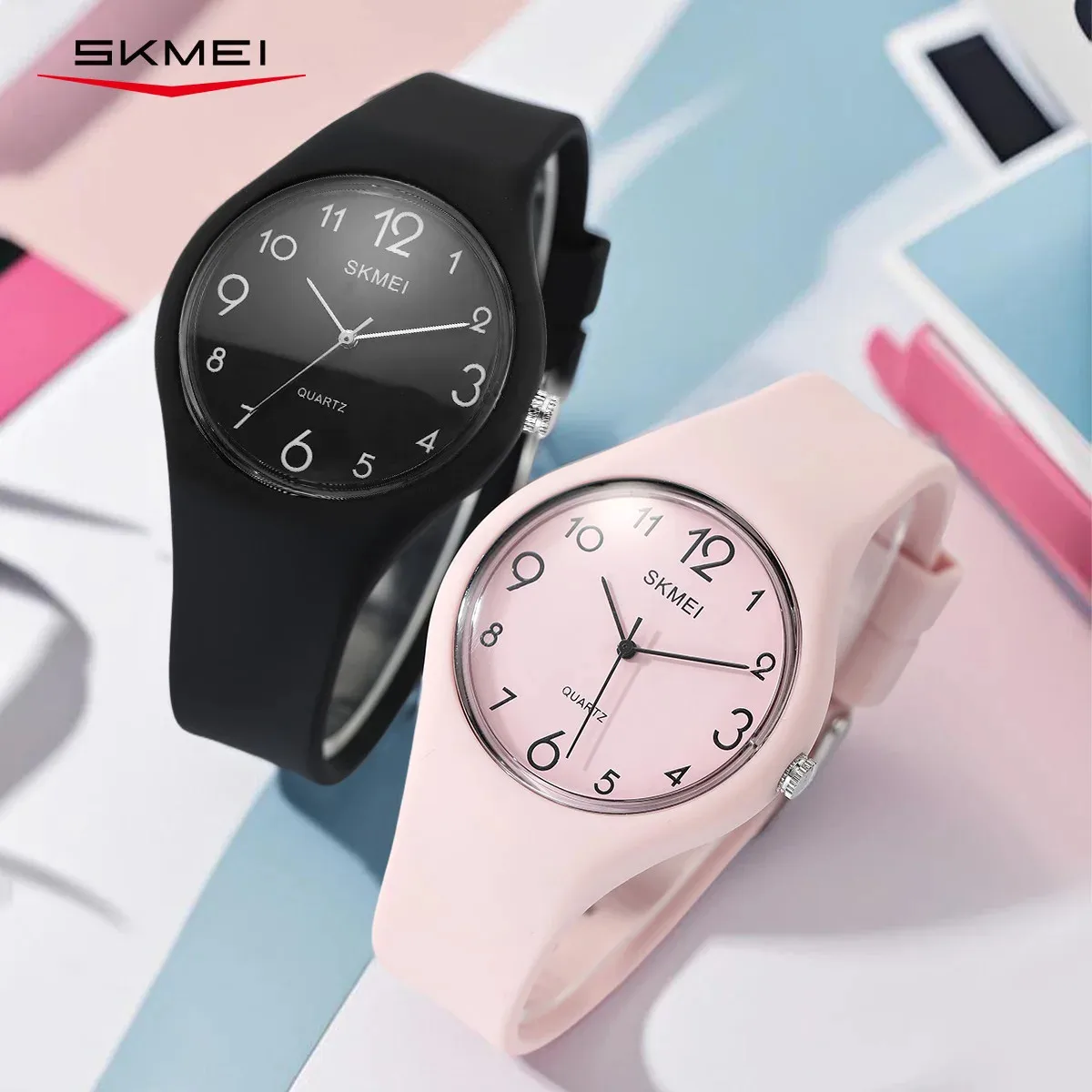 ساعات يد ترفيهية مقاومة للماء للجنسين بمؤشر SKMEI 7091 للشباب #2