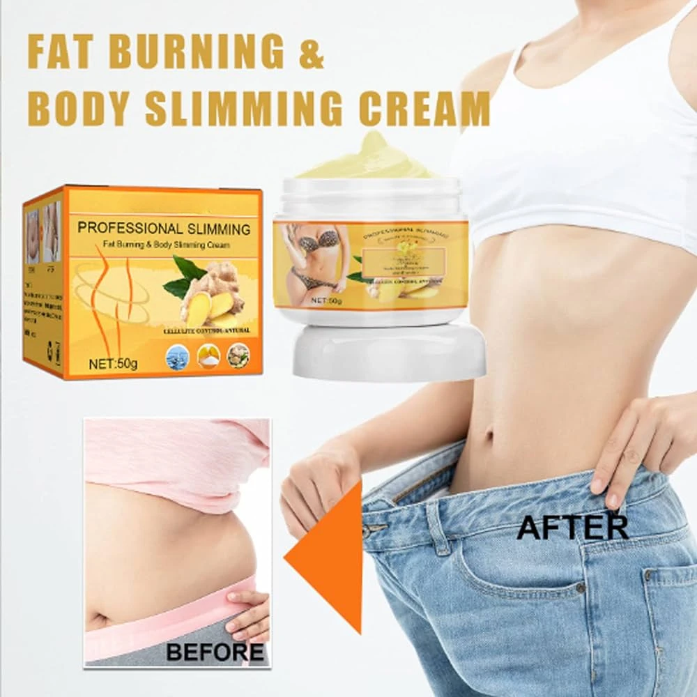 

Ginger Weight Loss Massaging Cream Fat Burning Cream Anti-cellulite Full Body Slimming Leg Body Waist Effective Reduce Cream